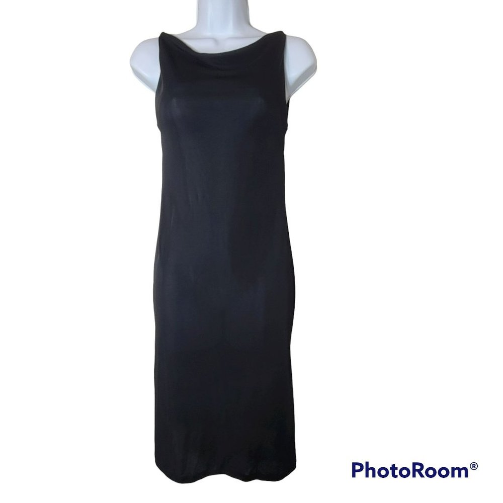 French Bazaar Women's Black Dress Size Medium EUC